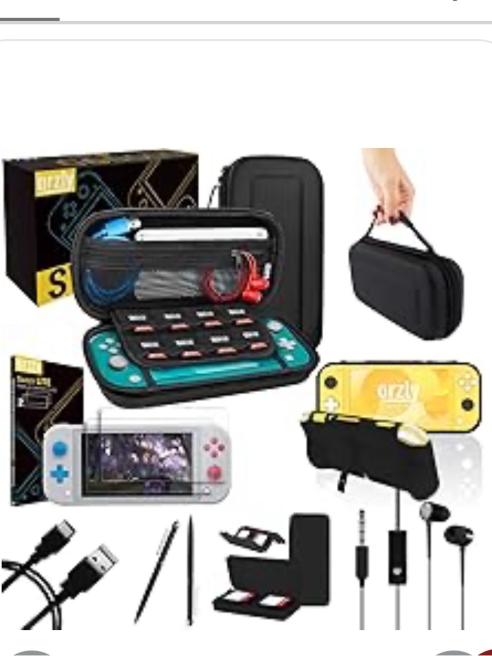 Switch Lite Accesories Bundle Starter Kit